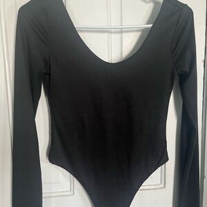 Black Long Sleeve Bodysuit